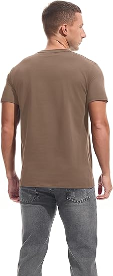 Men's Soft-Fit Cotton-Spandex Pocket T-Shirt